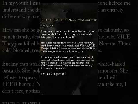 Expedition 56 Journal #Expedition33 #JRPGShorts #ClairObscur