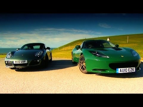 Porsche Cayman VS Lotus Evora - Fifth Gear