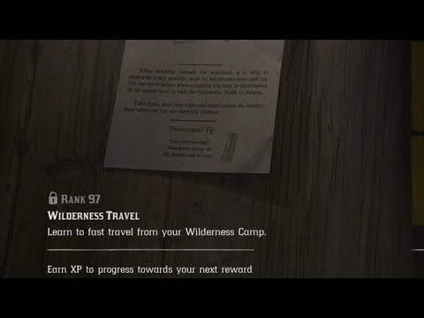Red Dead Online Wilderness Camp Fast Travel RDR 2