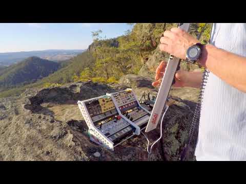 MEGALONG: FEAR OF FIRE. Outdoor #Volca Impro Jam. #Modular #Keys, Ewi 4000s #Strymon Blue Mountains