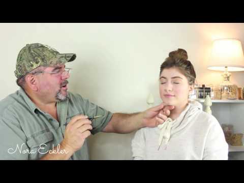 Dad Does My Makeup Challenge | Nora Eckler