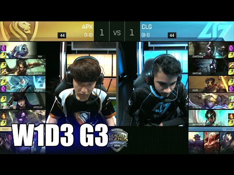 Apex Gaming vs CLG | Game 3 S6 NA LCS Summer 2016 Week 1 Day 3 | APX vs CLG G3 W1D3 1080p