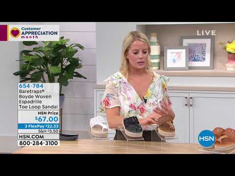 Baretraps Boyde Woven Espadrille Sandal    with Rebound ...