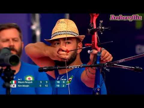Kim Woojin v Mauro Nespoli – recurve men gold _ Medellin 2022 World Cup S4