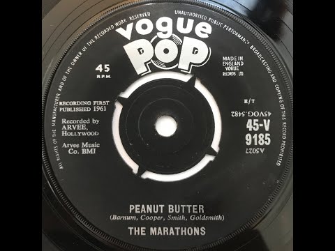The Marathons • Peanut Butter • from 1961 on VOGUE POP #45-V 9185