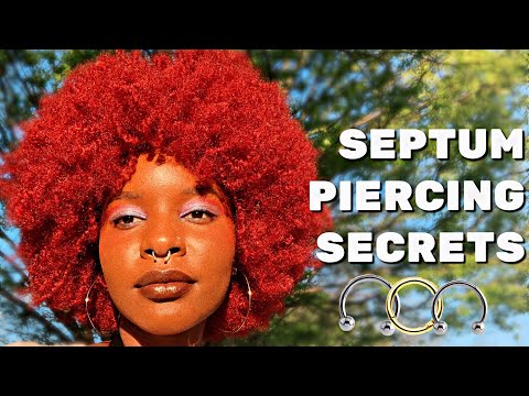 SEPTUM PIERCING 101 GUIDE: Pros, Cons, Cost, Healing, Aftercare, Infections, Changing your septum