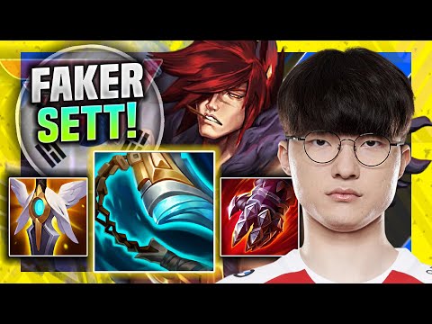 FAKER IS READY FOR SETT! - T1 Faker Plays Sett Top vs Pantheon! | Season 11