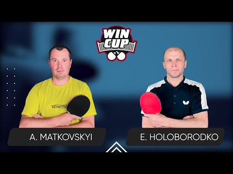 15:00 Andrii Matkovskyi - Evhenii Holoborodko West 3 WIN CUP 30.06.2024 | Table Tennis WINCUP