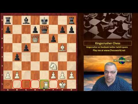 Amazing chess game: GM N. Pert vs Gallagher : British Champ. (2017) : Blumenfeld Countergambit: