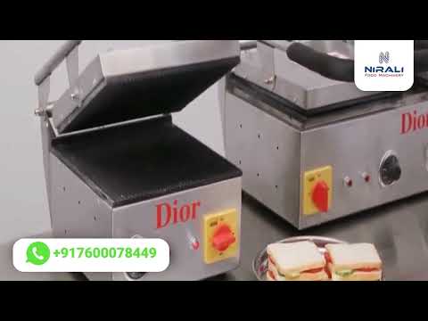 Nirali toasting stainless steel sandwich making machine, pow...