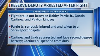 Sabine Parish reserve deputy arrested, suspended after fight
