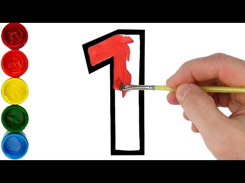 Learn Number 1 to 10 | Drawing and Painting for kids | ART BEE