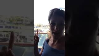 Cruise ship update - Coral Princess! Embarking new crew. We said we’d be back !!! 🛳