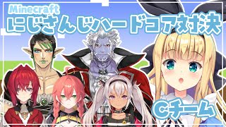 【Minecraft】謎の濃いCチームになぜかいる謎の物述有栖視点【#にじさんじハードコア対決】