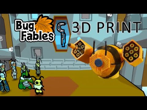 Mecha Bee Destroyer Blastlord 3D Print - Bug Fables: Everlasting Sapling