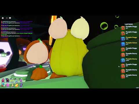 I HATCHED A SHINY MYTHIC PUMPKIN IN BUBBLE GUM SIMULATOR INFINITY (1/266B)