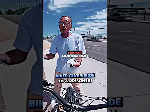 This Biker Give a Ride To a Prisoner!