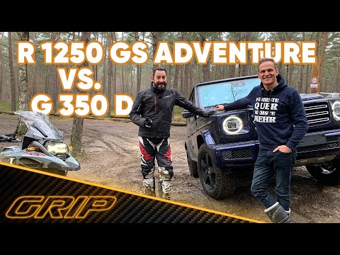 Auto 🚗  vs.  🏍️ Motorrad: Challenge mit Offroad-Ikonen | GRIP