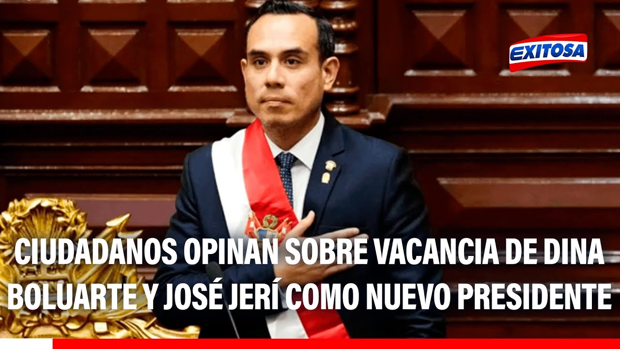 🔴🔵 Ciudadanos se pronuncian sobre la vacancia de Dina Boluarte y de José Jerí como nuevo presidente