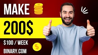 How to make money online |SIMPLE BOT STRATEGY FOR LOW BALANCE💲ACCOUNT🤑(BINARY.COM) TRY IT🤑💲💰
