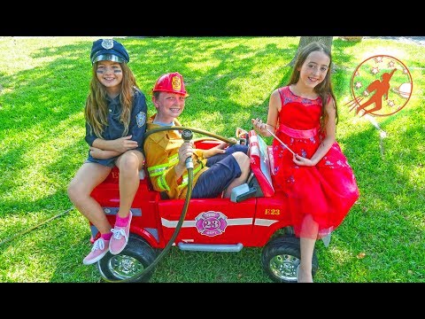 New Sky Kids Super Episode - The Fire Princess and The Kid Police Heroes