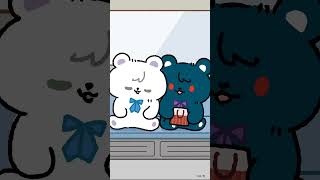【アニメ】おつかれ #さんくま #anime #にじさんじ #ショートアニメ