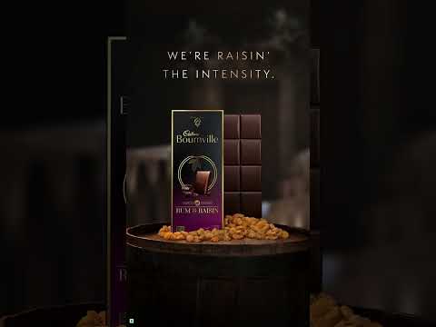 Discover delicious Rum & Raisin now in your favourite Intense Bournville. Try it now. #TrulyIntense