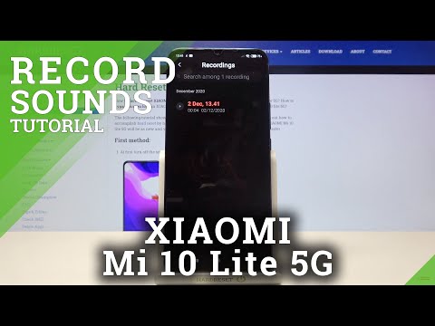 How to Activate Sounds Recording in Xiaomi Mi 10 Lite 5G – Use Record Sounds Feature