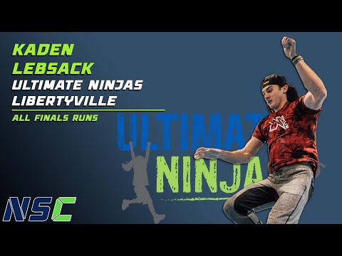 NSC 3rd Place Kaden Lebsack | Every Finals Run From Ultimate Ninjas Qualifier | Season 2