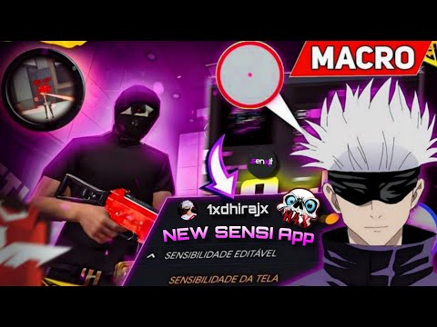 പുതിയ Sensi 🇧🇷👾App 💀 With MACRO button 🔘✅ | FREE FIRE HEADSHOT APP 🎯 All Device📱 FREE FIRE MALAYALAM