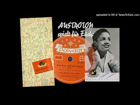 RIAS-Tanzorch., Bully Buhlan u. Mona Baptiste (voc): Eine Frau muß man küssen - Swing (Berlin 1956)