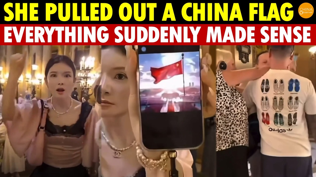 The Moment She Showed China's Flag—Everything Suddenly Made Sense