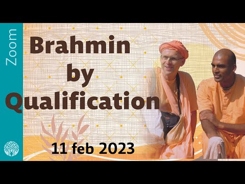 Brahmin by Qualification - Zoom, 11 feb 2023