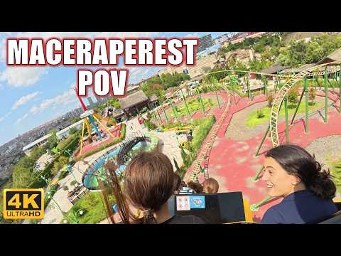 Maceraperest POV (Back Row, 4K 60FPS), Vialand Intamin Family Coaster | Non-Copyright