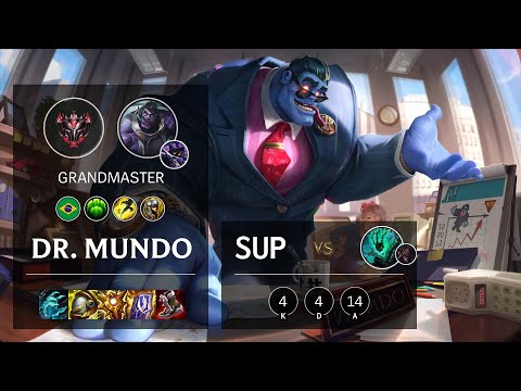 Dr. Mundo Support vs Thresh - BR Grandmaster Patch 11.17