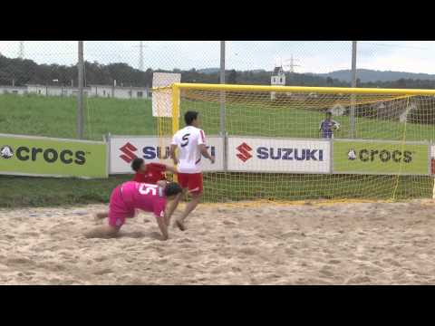 Zusammenschnitt Suzuki Beach Soccer League 26.-27. Juli 2014 in Birr.
