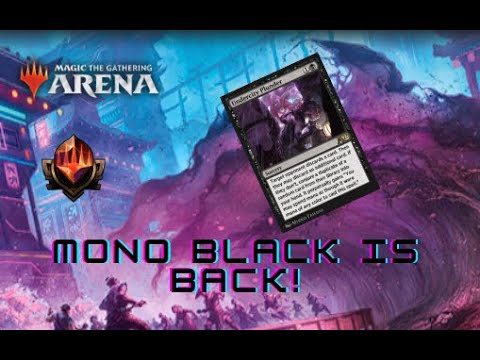 BACK TO BLACK! | Anti-Red, Anti-Meta Mono Black | MTG Arena Baldurs Gate Alchemy Horizons