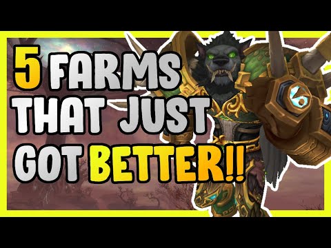 5 Farms that just got better in WoW Shadowlands Gold Making gold Farming Guide