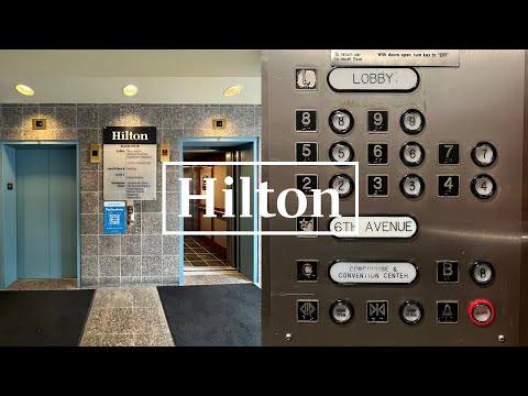 Bizzare Westinghouse Traction Elevators - Hilton/6th Ave Garage - Seattle, WA