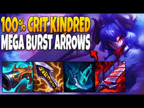 I Built 100% Crit On Kindred And DOMINATED The Game! (Thanos Snap Any Squishy!)