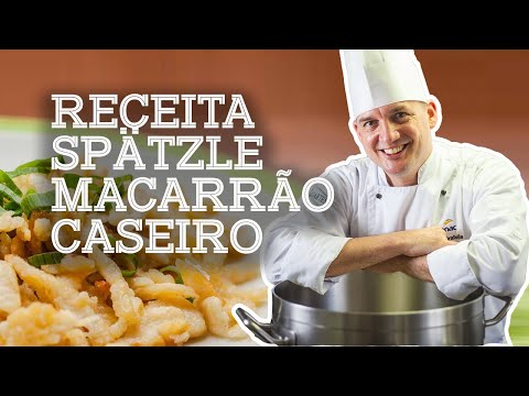 Receita Spätzle - macarrão caseiro | Chef alemão Heiko Grabolle