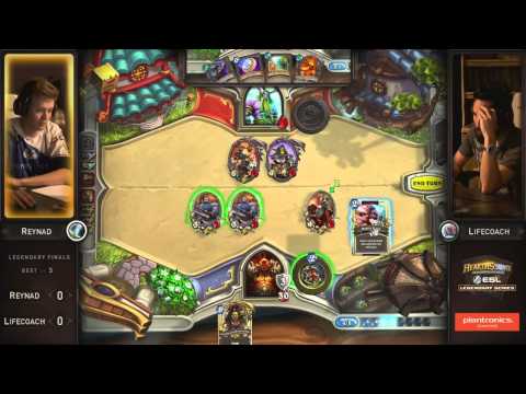 Reynad vs Lifecoach -  Quarterfinal -  ESL Hearthstone Legendary Series Season 2 Finals 1
