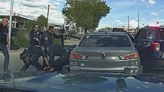 Video: Woman accused of leading police on chase in Albuquerque in stolen vehicle