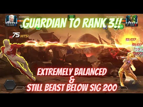 6 STAR GUARDIAN GOES TO RANK 3!! Extremely Balanced Champion And Still Great Below Sig 200