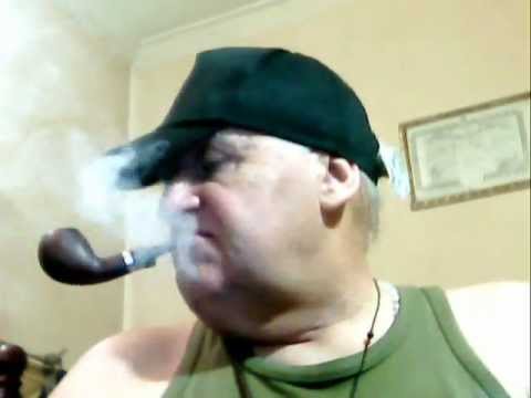 Stanwell, Viking, Pipe Tobaccos, Smoking, with Black Hat; Dark Green TShirt of Surf