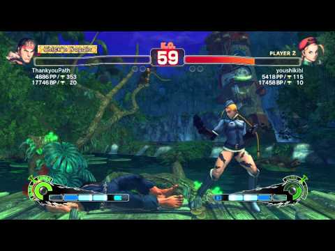 SSFIVAE:  Ryu (Thankyou Path) vs. Cammy (youshikibi)  HD