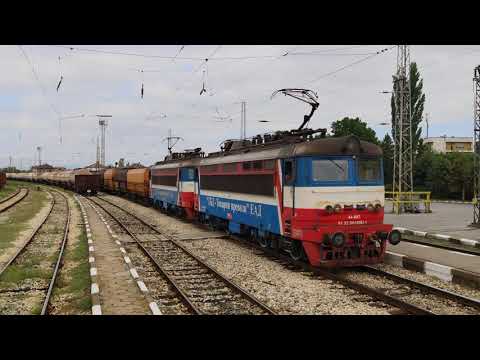 Trainspotting view Bulgaria: 🎥 TBD Cargo 44 083+44 072 with full coal train pass Kostinbrod station