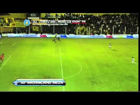 Gol de Meza Olimpo 0 Gimnasia LP 2 Fecha 12 Torneo Final 2014