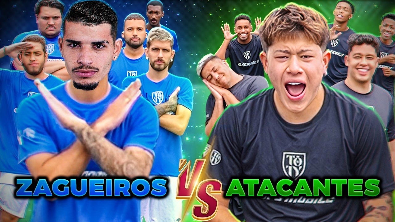 ATACANTES x ZAGUEIROS!! SERÁ QUE O JOGO OFENSIVO É MELHOR QUE O DEFENSIVO? 🤷‍♂️