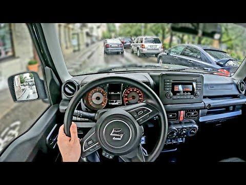 2022 Suzuki Jimny [ LG ] 1.5l 102HP 5MT | Rainy Town POV Test Drive